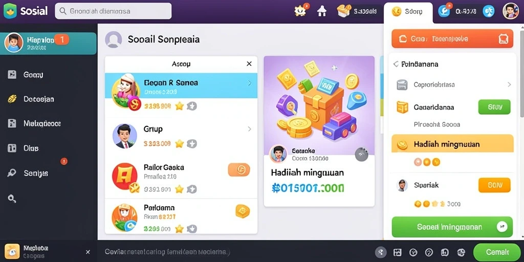 Antarmuka aplikasi yang menarik dan mudah digunakan.