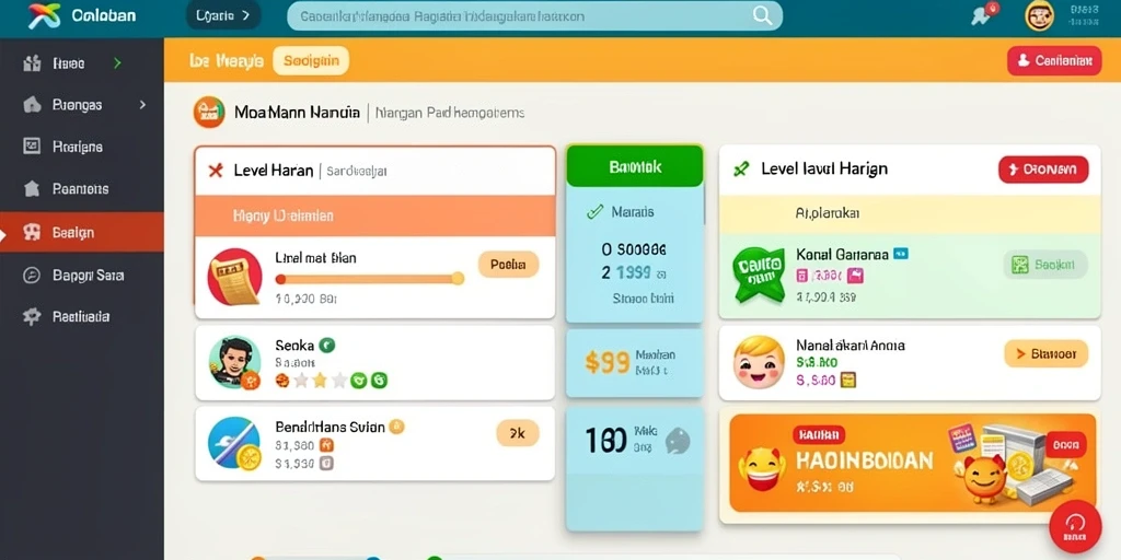 Tampilan antarmuka yang menarik dan user-friendly.