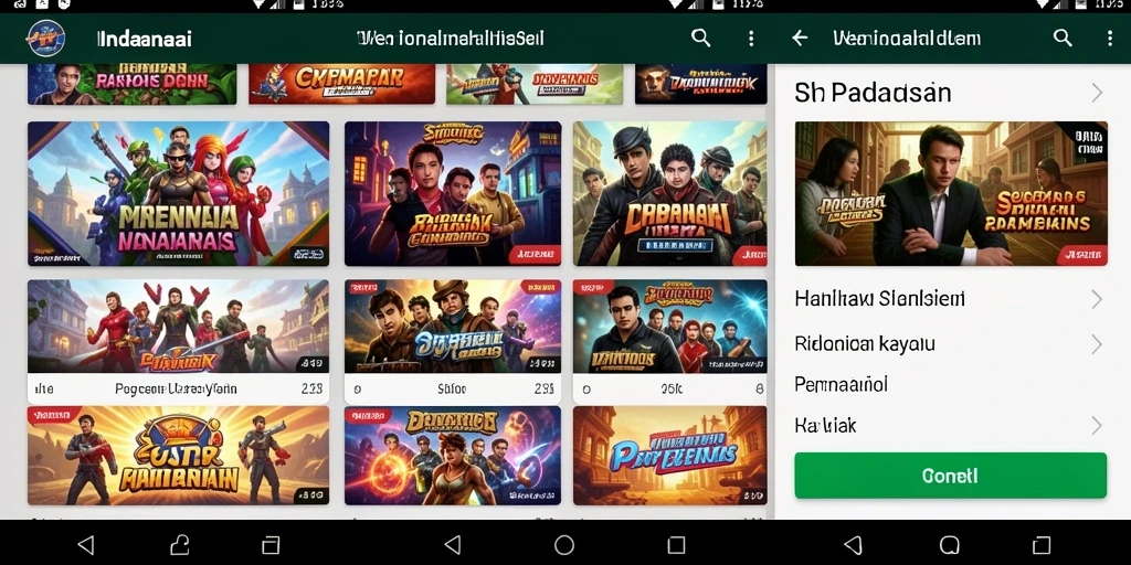 Tampilan awal yang menarik dengan navigasi mudah.