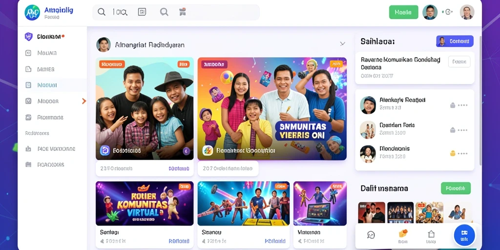 Tampilan antarmuka yang modern dan intuitif.