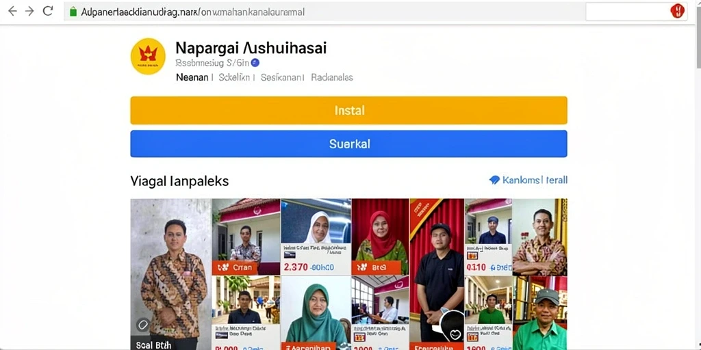 Tampilan awal yang menarik dan ramah pengguna.