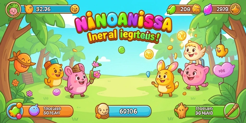 Screenshot menunjukkan tampilan antarmuka utama yang menarik.