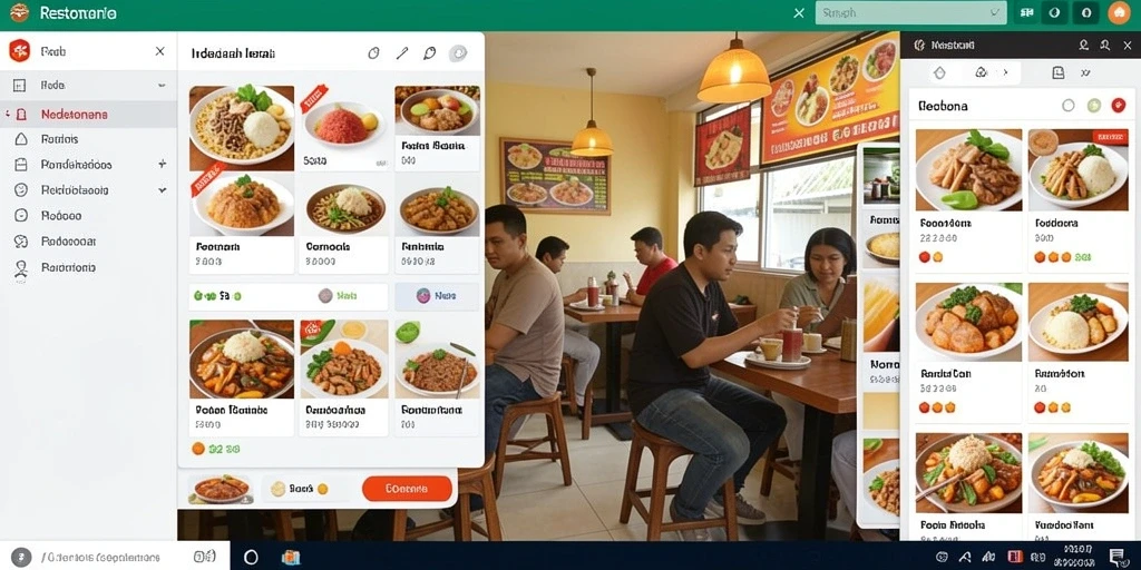 Antarmuka aplikasi yang ramah pengguna.