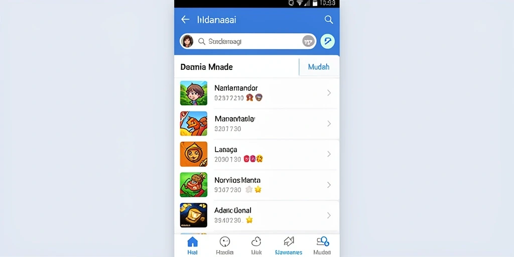 Tampilan antarmuka yang sederhana dan intuitif.